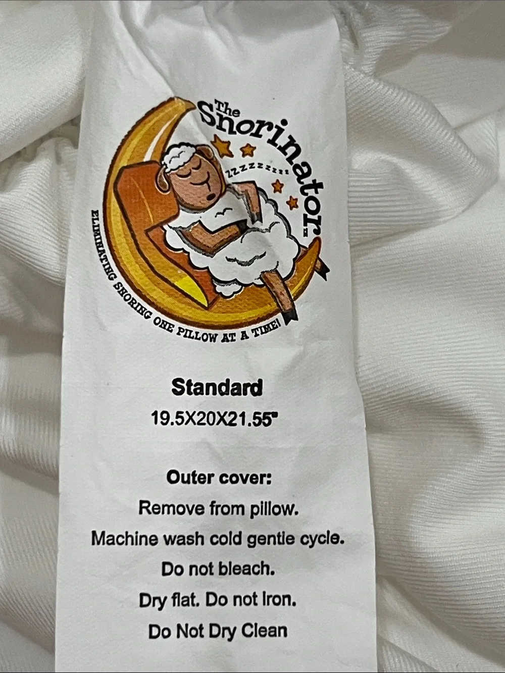 The Snorinator® Pillow, Travel Bag and Two Pillowcases